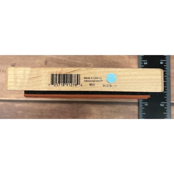 Wood Mounted Rubber Stamp Christmas Icons By Inkadinkado 903 - Picture 3 of 5